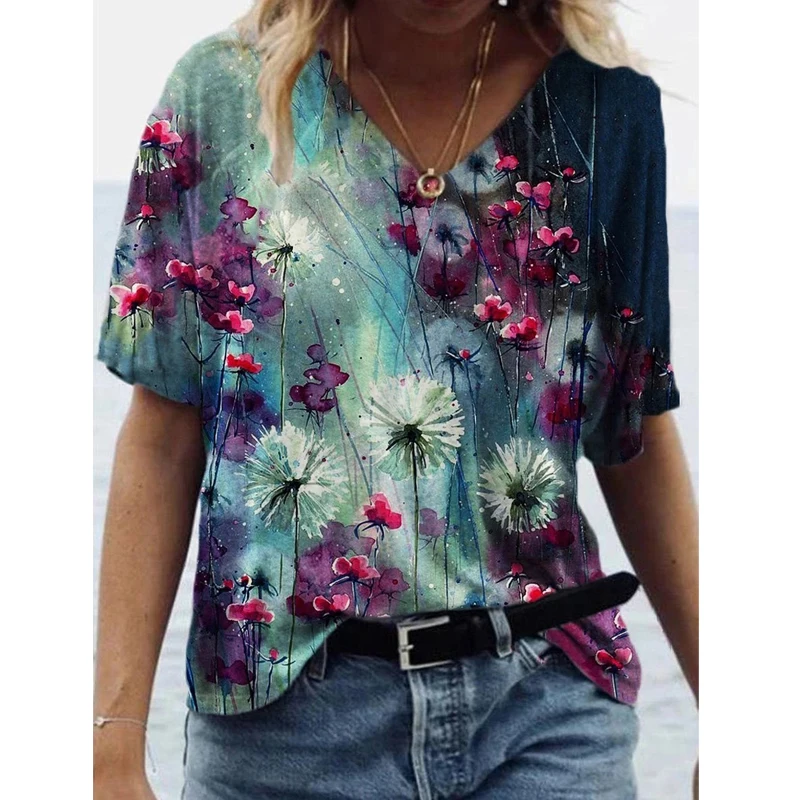 Harajuku Printed Tops Woman T-shirts Casual Short Sleeve V-neck T-shirt Woman clothes Street Style Tee Shirts Ms
Harajuku Printed Tops Woman T-shirts Casual Short Sleeve V-neck T-shirt Woman clothes Street Style Tee Shirts Ms