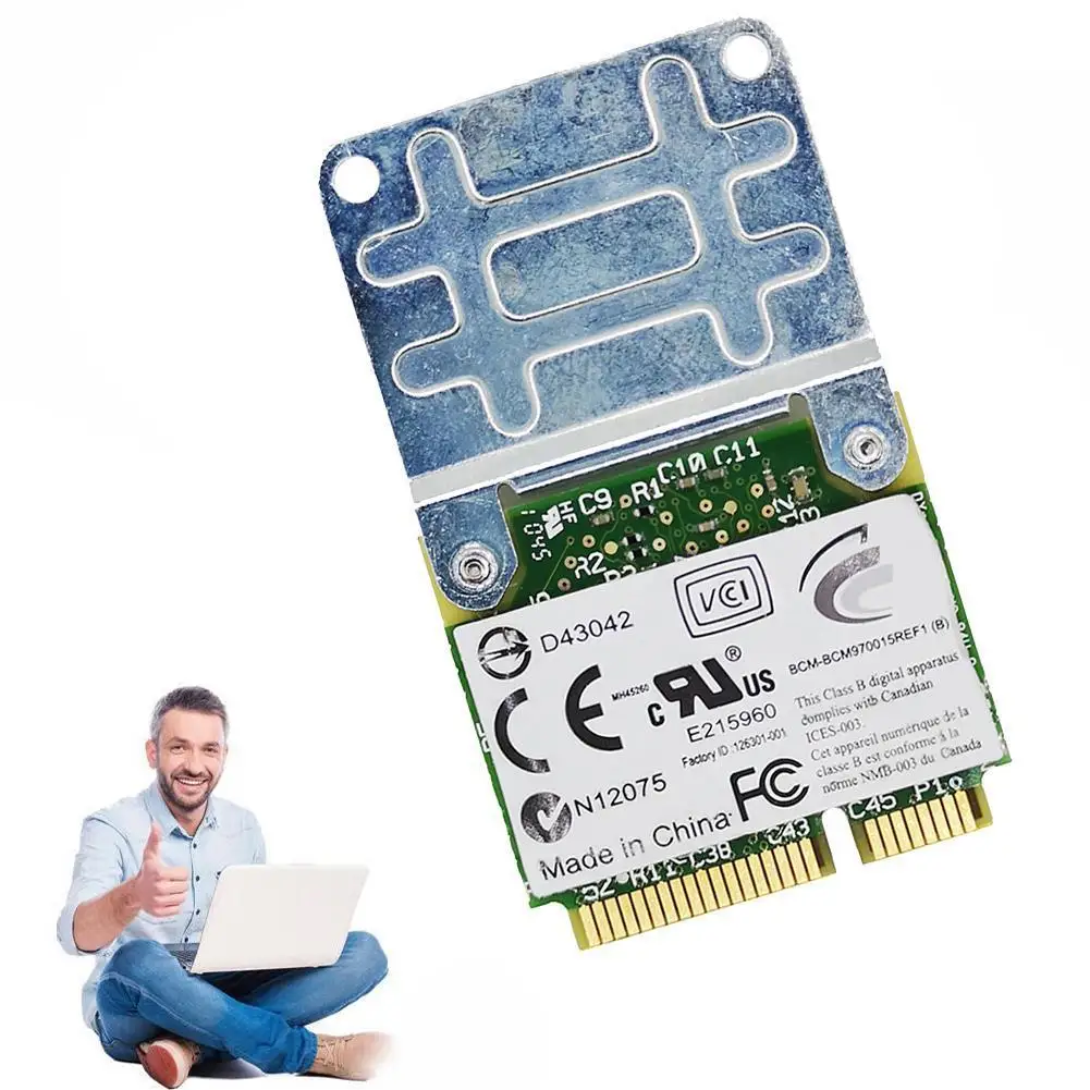 Broadcom BCM970015 BCM70015 HD Crystal Hardware Video PCI-E Decoder WIFI AW-VD920H Mini For 1th Card Adapter TV/Notebook 10 N8T2
Broadcom BCM970015 BCM70015 HD Crystal Hardware Video PCI-E Decoder WIFI AW-VD920H Mini For 1th Card Adapter TV/Notebook 10 N8T2
