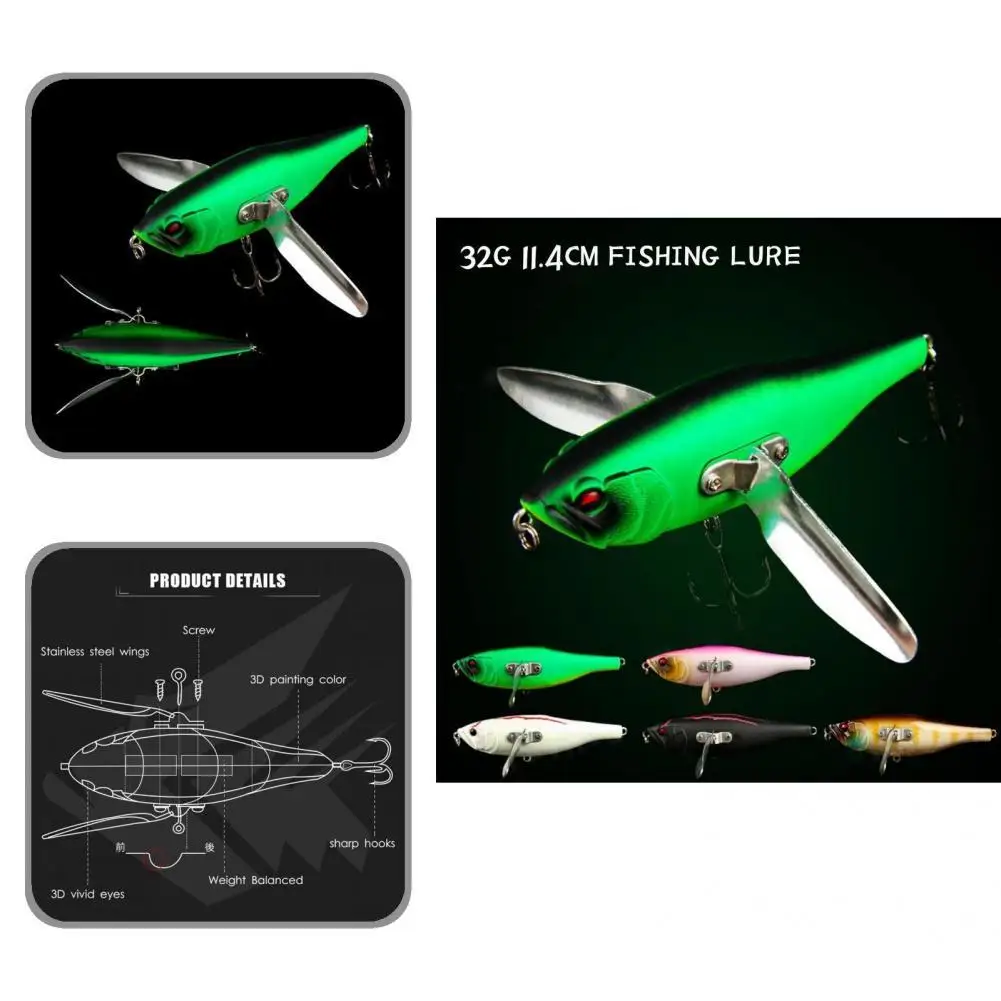 Fishing Lure Tear Resistant Accessory Artificial Water Surface Fishing Popper Lure Bass Bait for Fishing
Fishing Lure Tear Resistant Accessory Artificial Water Surface Fishing Popper Lure Bass Bait for Fishing