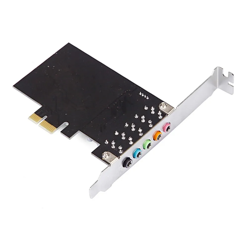 PCI-E Sound Card Desktop CMI8738 Chip 5.1 Internal Audio Sound Card for Windows7/8/10 Supports A3D 1.0 and DS3D
PCI-E Sound Card Desktop CMI8738 Chip 5.1 Internal Audio Sound Card for Windows7/8/10 Supports A3D 1.0 and DS3D