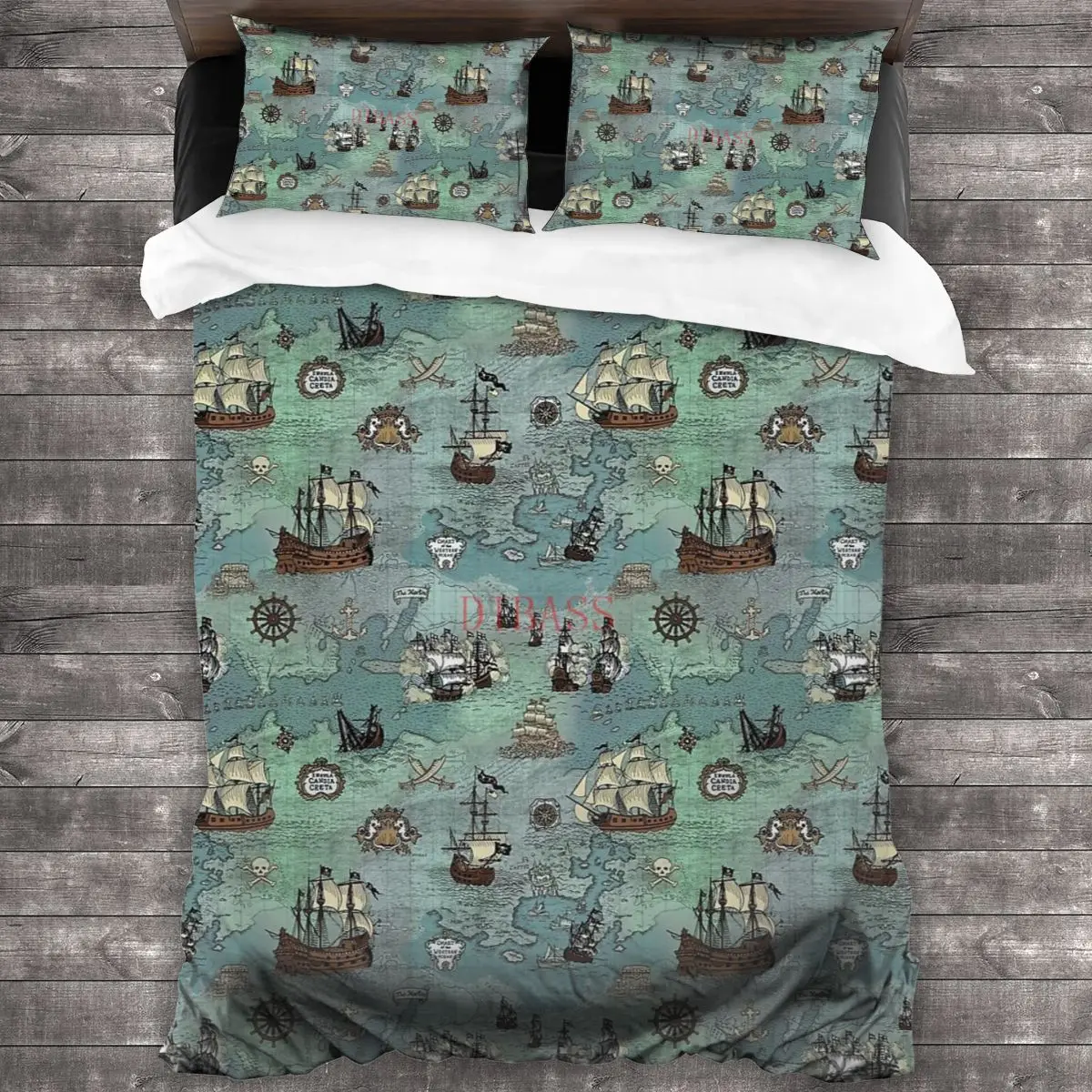 Pirate Map Nautical Sea Print 100%Pure Cotton Comforter Set with 2 Pillowcase,Duvet Cover Set, Bedding Sets Bed Set
Pirate Map Nautical Sea Print 100%Pure Cotton Comforter Set with 2 Pillowcase,Duvet Cover Set, Bedding Sets Bed Set