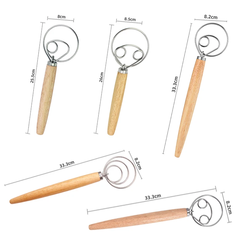 Stainless Steel Danish Dough Whisk Egg Beater Blender Cake Bread Pastry Dough Mixer Stick Egg Beater Tools Baking Pastry Blender 
Stainless Steel Danish Dough Whisk Egg Beater Blender Cake Bread Pastry Dough Mixer Stick Egg Beater Tools Baking Pastry Blender