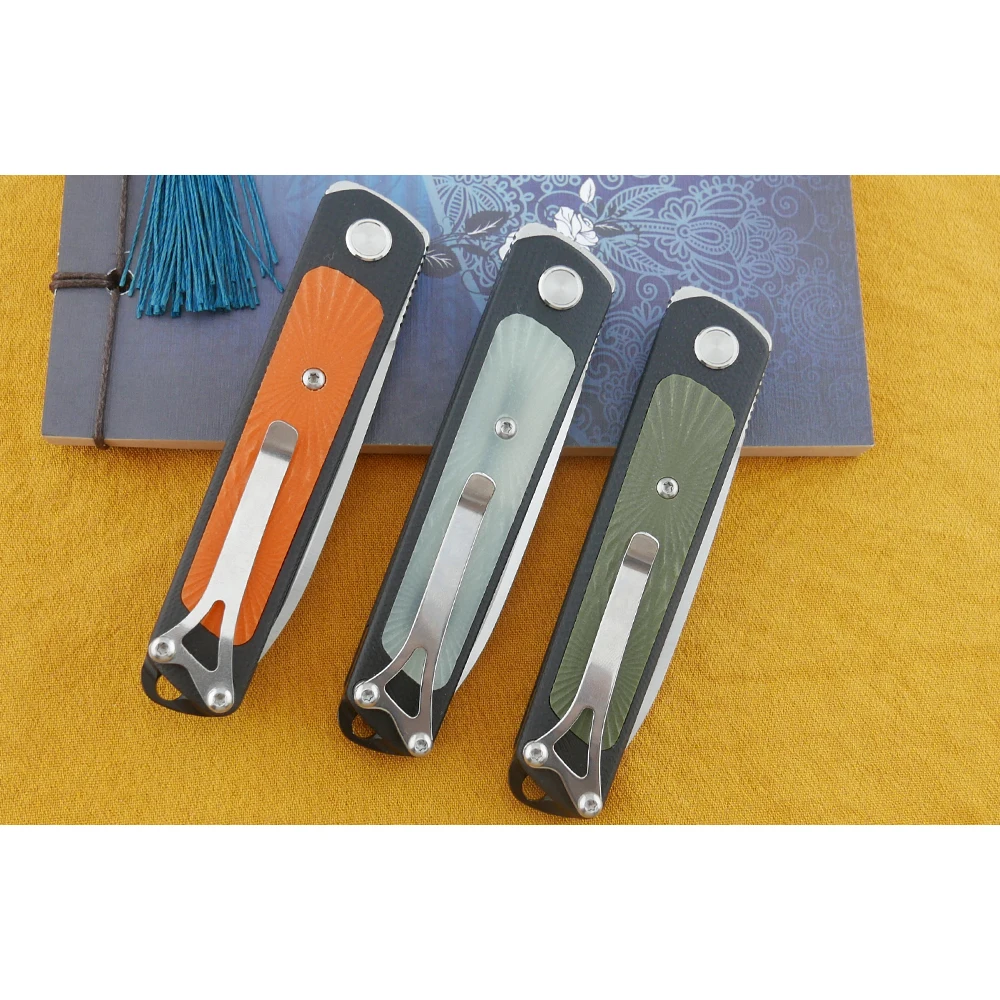 New plug-in folding knife 14C28N blade G10 steel handle forest camping mountaineering survival EDC YX622 tool hunting knife
New plug-in folding knife 14C28N blade G10 steel handle forest camping mountaineering survival EDC YX622 tool hunting knife