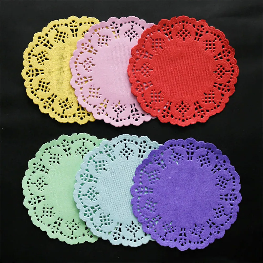 100pcs 3.5'' Round Lace Paper Oil Absorbing Paper Decoration Bottom Paper Baby Shower Wedding Flower Gift Wrapper Cone Dec
100pcs 3.5'' Round Lace Paper Oil Absorbing Paper Decoration Bottom Paper Baby Shower Wedding Flower Gift Wrapper Cone Dec