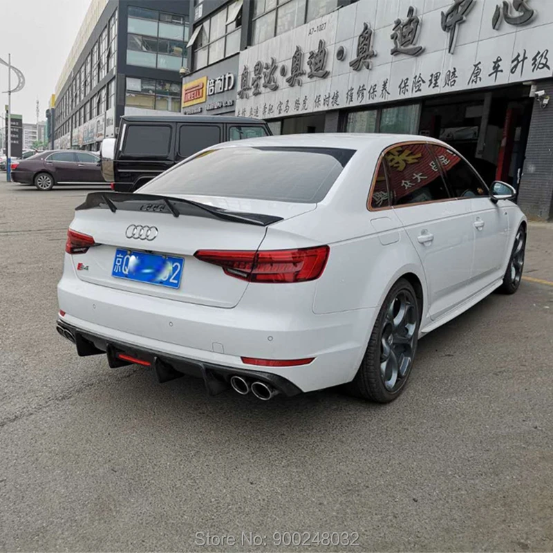 УГЛЕРОДНЫЙ спойлер для Audi A4 B8 B8.5 B9 2009-2018, крыло багажника, крышка багажника, автомобильный Стайлинг
УГЛЕРОДНЫЙ спойлер для Audi A4 B8 B8.5 B9 2009-2018, крыло багажника, крышка багажника, автомобильный Стайлинг