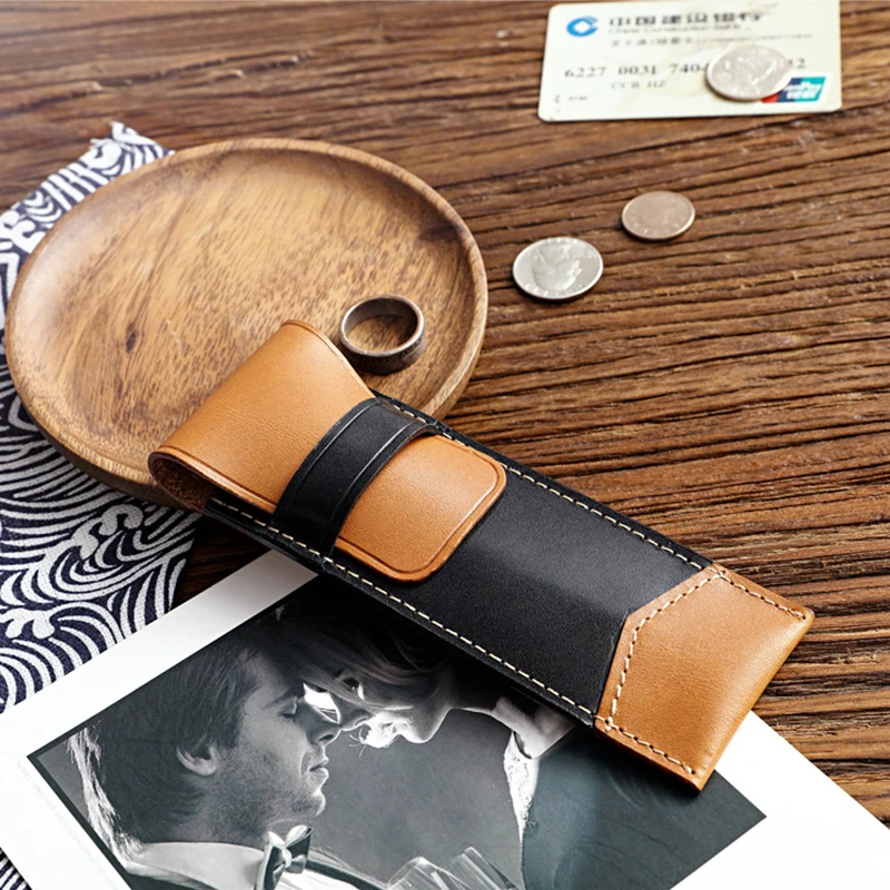 Genuine Cow Leather Pen Bag Vintage Handmade Men Women Children Student Long Pencil Bag Case Holder Glasses Bags Pen case
Genuine Cow Leather Pen Bag Vintage Handmade Men Women Children Student Long Pencil Bag Case Holder Glasses Bags Pen case
