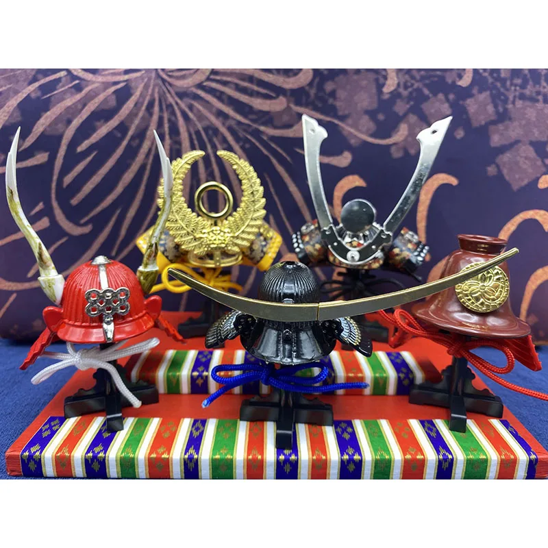 Japanese Famous General Series Gashapon Toys Helmet Model 5 Type Creative Action Figure Model Desktop Ornament Toys
Japanese Famous General Series Gashapon Toys Helmet Model 5 Type Creative Action Figure Model Desktop Ornament Toys