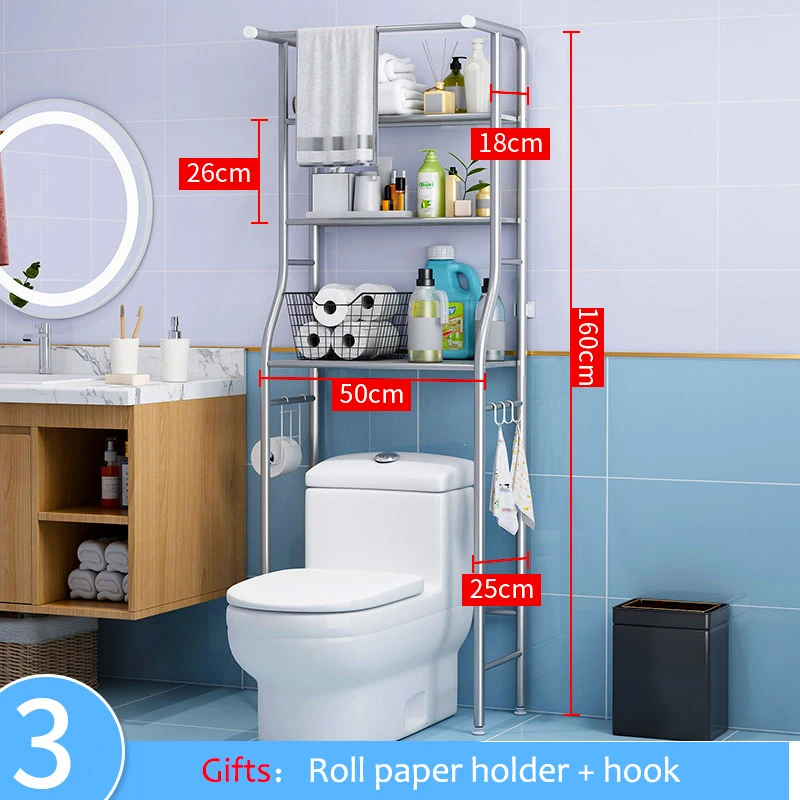 Kitchen Shelf Stainless Bathroom Storage Cabinet Towel Rail Washing Machine Over Rack Toilet Shelf Space-saving Organizer Holder
Kitchen Shelf Stainless Bathroom Storage Cabinet Towel Rail Washing Machine Over Rack Toilet Shelf Space-saving Organizer Holder