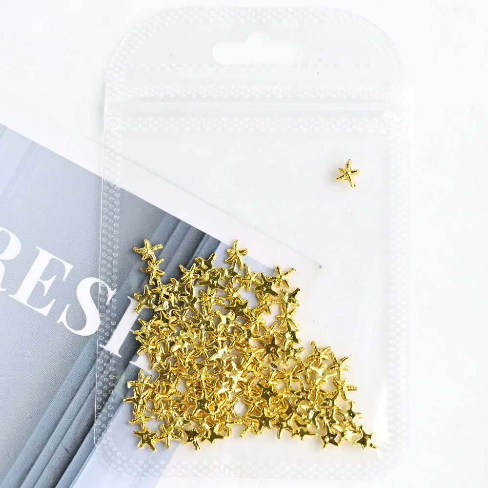 5mm * 100pc starfish matal nail gems manicure decorations nail art DIY tips charms gold rhinestones js#09
5mm * 100pc starfish matal nail gems manicure decorations nail art DIY tips charms gold rhinestones js#09