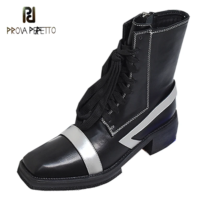 Special-shaped Horns with Single Shoes, Pointed Toe and Color Matching Front Lace-up Catwalk All-match Low-cut Short Boots
Special-shaped Horns with Single Shoes, Pointed Toe and Color Matching Front Lace-up Catwalk All-match Low-cut Short Boots