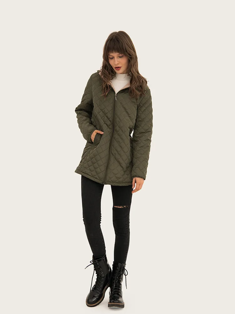 Зимний светильник с капюшоном и длинным рукавом с хлопковой подкладкой, Женская однотонная модная куртка средней длины с хлопковой подклад...
Зимний светильник с капюшоном и длинным рукавом с хлопковой подкладкой, Женская однотонная модная куртка средней длины с хлопковой подклад...