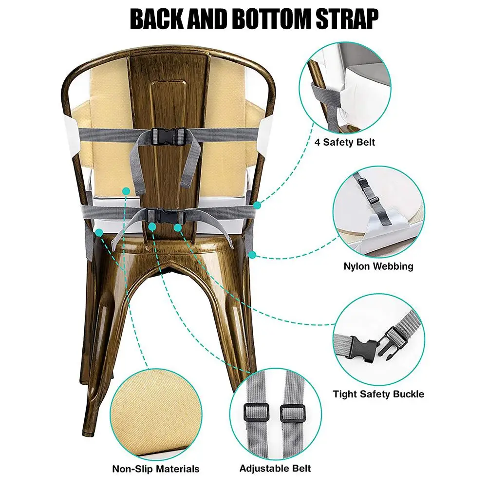 Adjustable Washable Booster Seat Pads with Straps Dining Chair Pads Travel Chair Cushion for Baby
Adjustable Washable Booster Seat Pads with Straps Dining Chair Pads Travel Chair Cushion for Baby