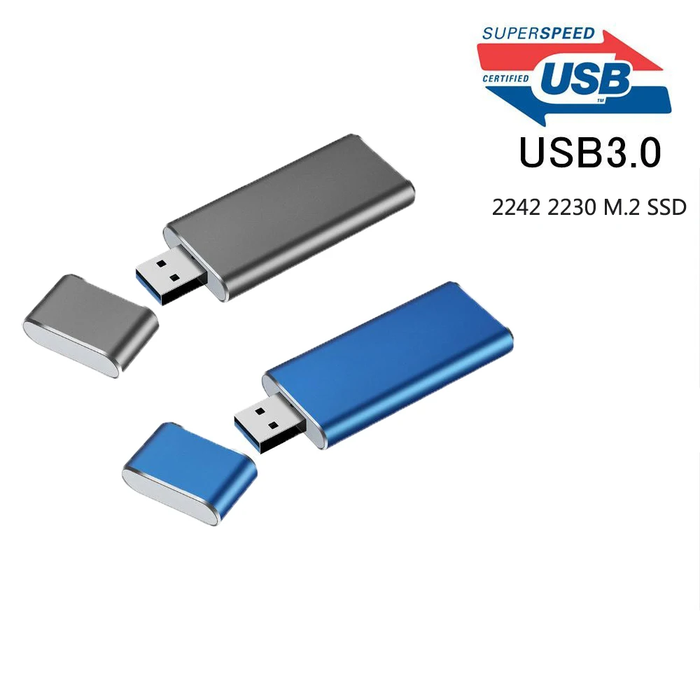 Корпус для SSD накопителя USB 3 0 на M.2 2230 NGFF B KEY адаптер жесткого диска (B + M) key M2 SATA