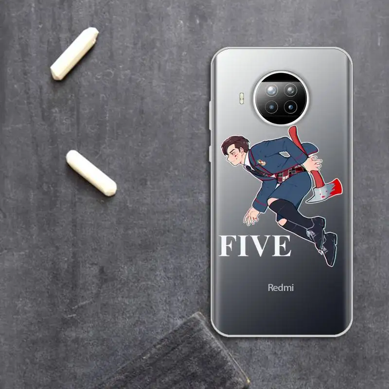 The Umbrella Academy Cartoons five Phone Case Transparent for Xiaomi Redmi note 10 t 8 9 pro lite 11
The Umbrella Academy Cartoons five Phone Case Transparent for Xiaomi Redmi note 10 t 8 9 pro lite 11