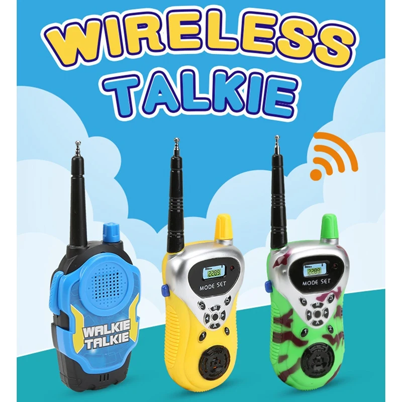 2PCS Mini Walkie Talkie Kids Wireless Call Parent for Boys Girls
2PCS Mini Walkie Talkie Kids Wireless Call Parent for Boys Girls