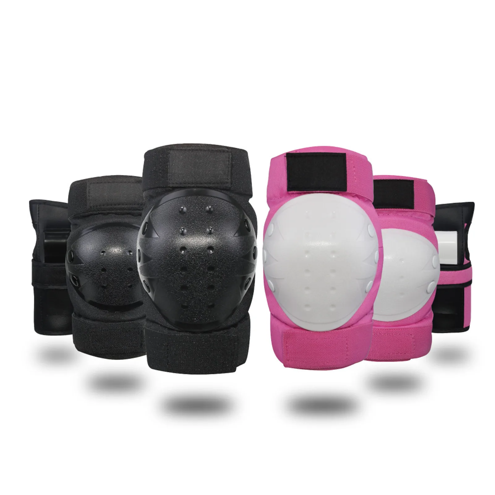 6pcs/Set Kids Adults Knee And Elbow Pads With Wrist Guards Protective Gear Set Pink/black Safety Sport Skating Roller Protective
6pcs/Set Kids Adults Knee And Elbow Pads With Wrist Guards Protective Gear Set Pink/black Safety Sport Skating Roller Protective