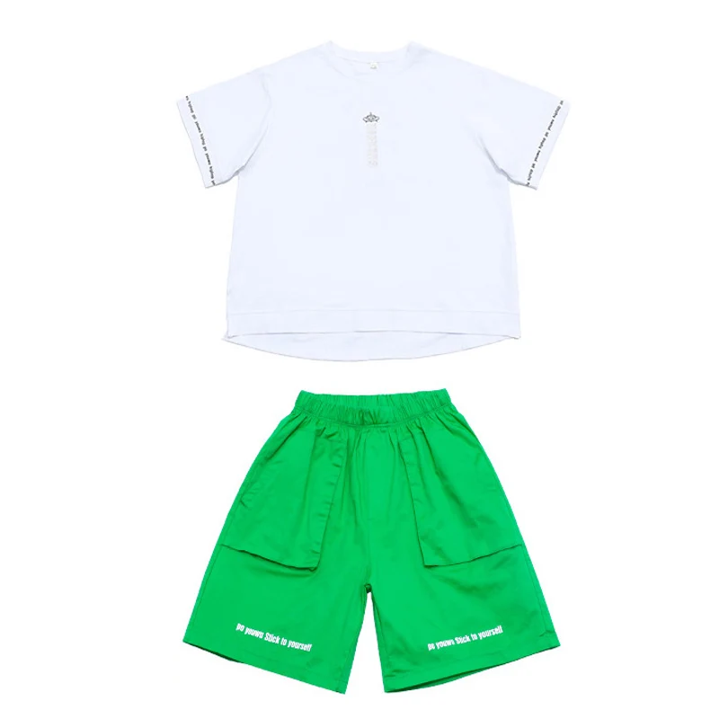 Kid Hip Hop Clothing Grahphic Tee Oversized T Shirt Green Summer Cargo Shorts for Girls Boys Jazz Dance Costume Dancing Clothes
Kid Hip Hop Clothing Grahphic Tee Oversized T Shirt Green Summer Cargo Shorts for Girls Boys Jazz Dance Costume Dancing Clothes