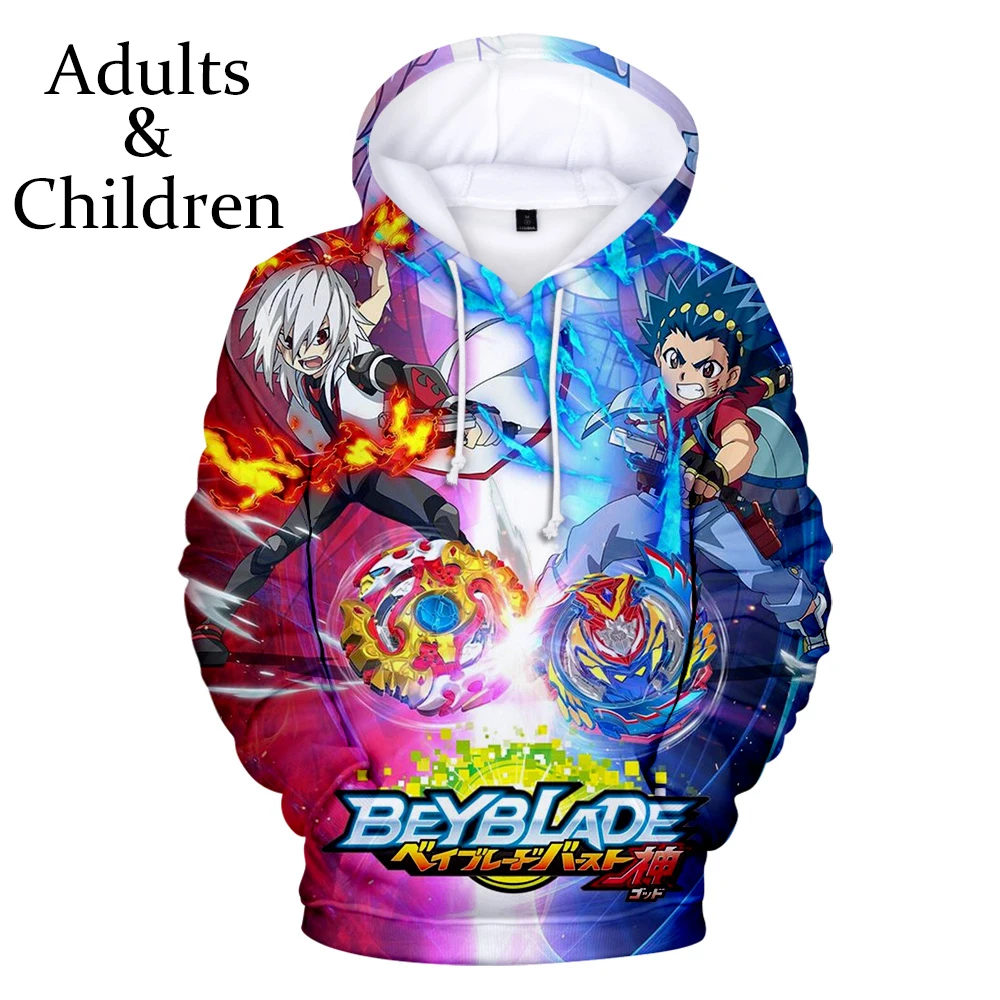 Худи Beyblade Burst Evolution 3D для мужчин и женщин свитшоты в стиле Харадзюку Детские худи