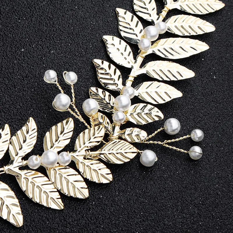 Bridal Dress Belt Alloy Leaves Imitation Pearls Girdle for Wedding Bride Bridesmaid New
Bridal Dress Belt Alloy Leaves Imitation Pearls Girdle for Wedding Bride Bridesmaid New