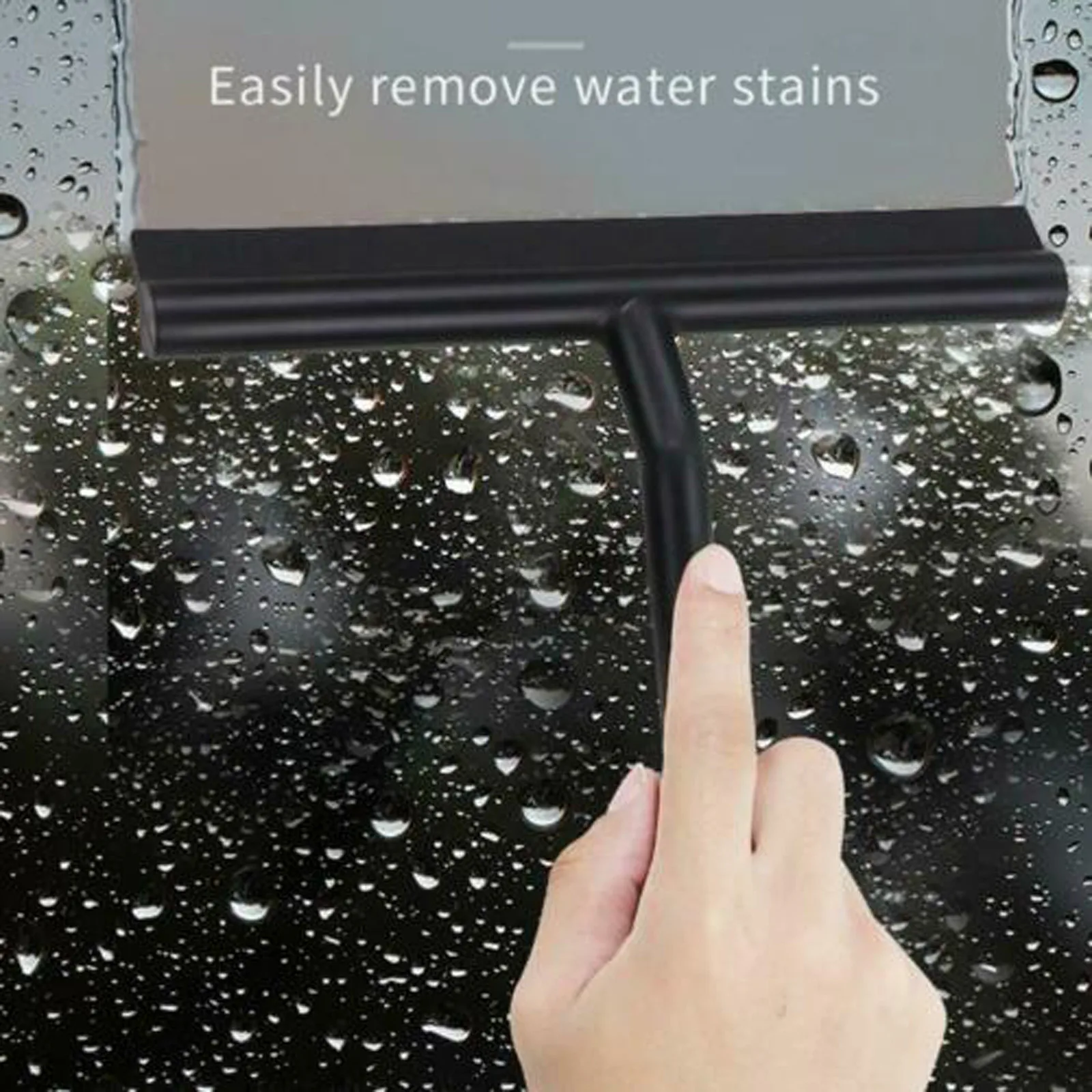 1pc Silicone Window Tile Glass Wiper Cleaner Squeegee Shower Mirror Cleaning Holder Black Gray Simple and easy to operate
1pc Silicone Window Tile Glass Wiper Cleaner Squeegee Shower Mirror Cleaning Holder Black Gray Simple and easy to operate