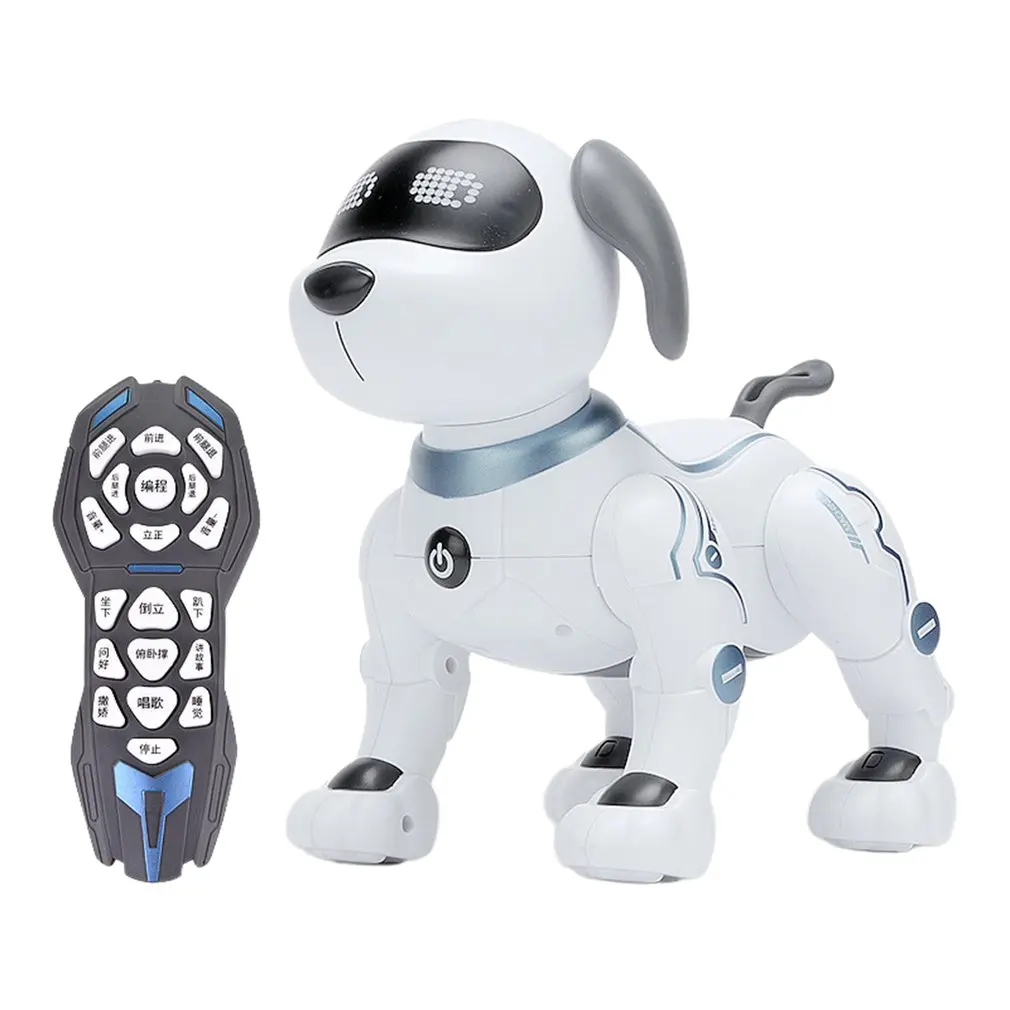 Electronic Robot Dog Stunt Dog Remote Control Robot Dog Toy Voice Control Music Dancing Toy for Kids Birthday Gift
Electronic Robot Dog Stunt Dog Remote Control Robot Dog Toy Voice Control Music Dancing Toy for Kids Birthday Gift