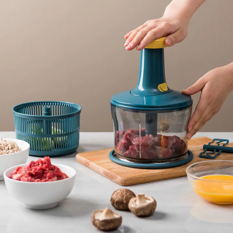1.2L Manual Meat Grinder Multifunctional Onion Chopper Garlic Chopper Blender Food Processor Home Manual Food Chopper DA60JRJ
1.2L Manual Meat Grinder Multifunctional Onion Chopper Garlic Chopper Blender Food Processor Home Manual Food Chopper DA60JRJ