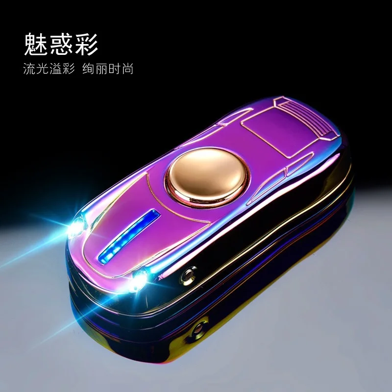 Sports Car Creative Fingertip Gyro Cigarette Lighter USB Rechargeable Lighter with Light and Changeable Wire Gadgets for Men
Sports Car Creative Fingertip Gyro Cigarette Lighter USB Rechargeable Lighter with Light and Changeable Wire Gadgets for Men