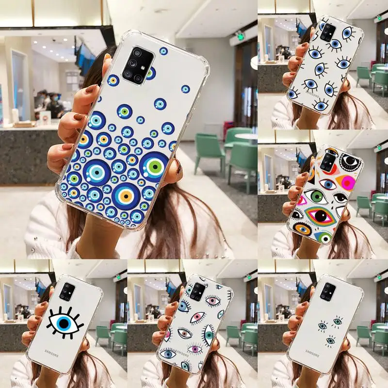 Evil Eye 1 Phone Case Transparent For Samsung A51 A50 A71 A70 A81 M60S Note S21 S 20 10 9 8 11 E Plus Ultra 
Evil Eye 1 Phone Case Transparent For Samsung A51 A50 A71 A70 A81 M60S Note S21 S 20 10 9 8 11 E Plus Ultra