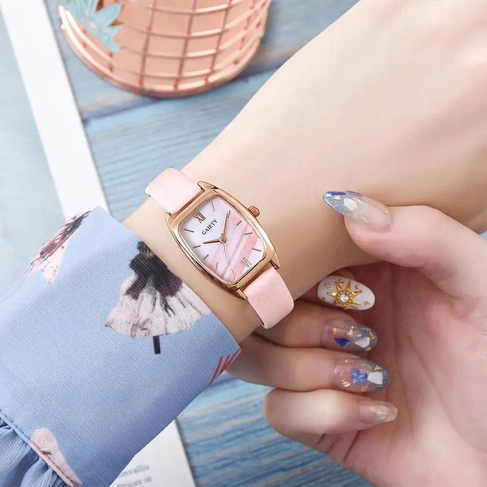 Часы женские наручные в стиле ретро изящные маленькие простые брендовые модные