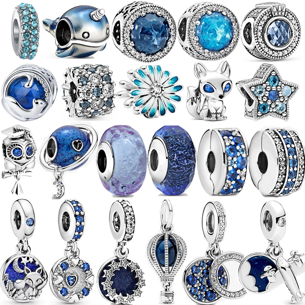 Hot Sale 925 Sterling Silver New Blue Charm Suitable for Original Pandora Charm Bracelet DIY Jewelry Christmas Gift Jewelry
Hot Sale 925 Sterling Silver New Blue Charm Suitable for Original Pandora Charm Bracelet DIY Jewelry Christmas Gift Jewelry
