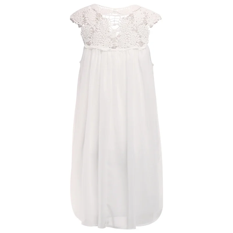 2019 Women's Bohemia Summer Elegant Dress Lace Patchwork Loose Sexy Dress Short Sleeve Chiffon White Beach Dress Women Dresses
2019 Women's Bohemia Summer Elegant Dress Lace Patchwork Loose Sexy Dress Short Sleeve Chiffon White Beach Dress Women Dresses