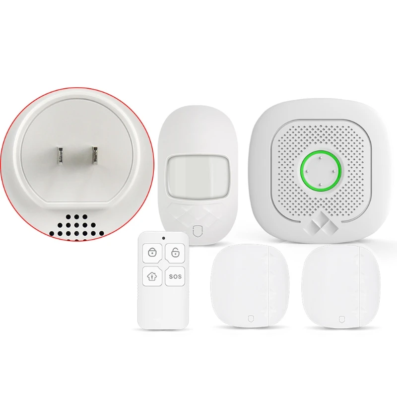 EU US Plug WiFi Wireless Security Burglar Alarm System PIR Motion Door Window Sensor Detector with Remote Control for Smart Home
EU US Plug WiFi Wireless Security Burglar Alarm System PIR Motion Door Window Sensor Detector with Remote Control for Smart Home