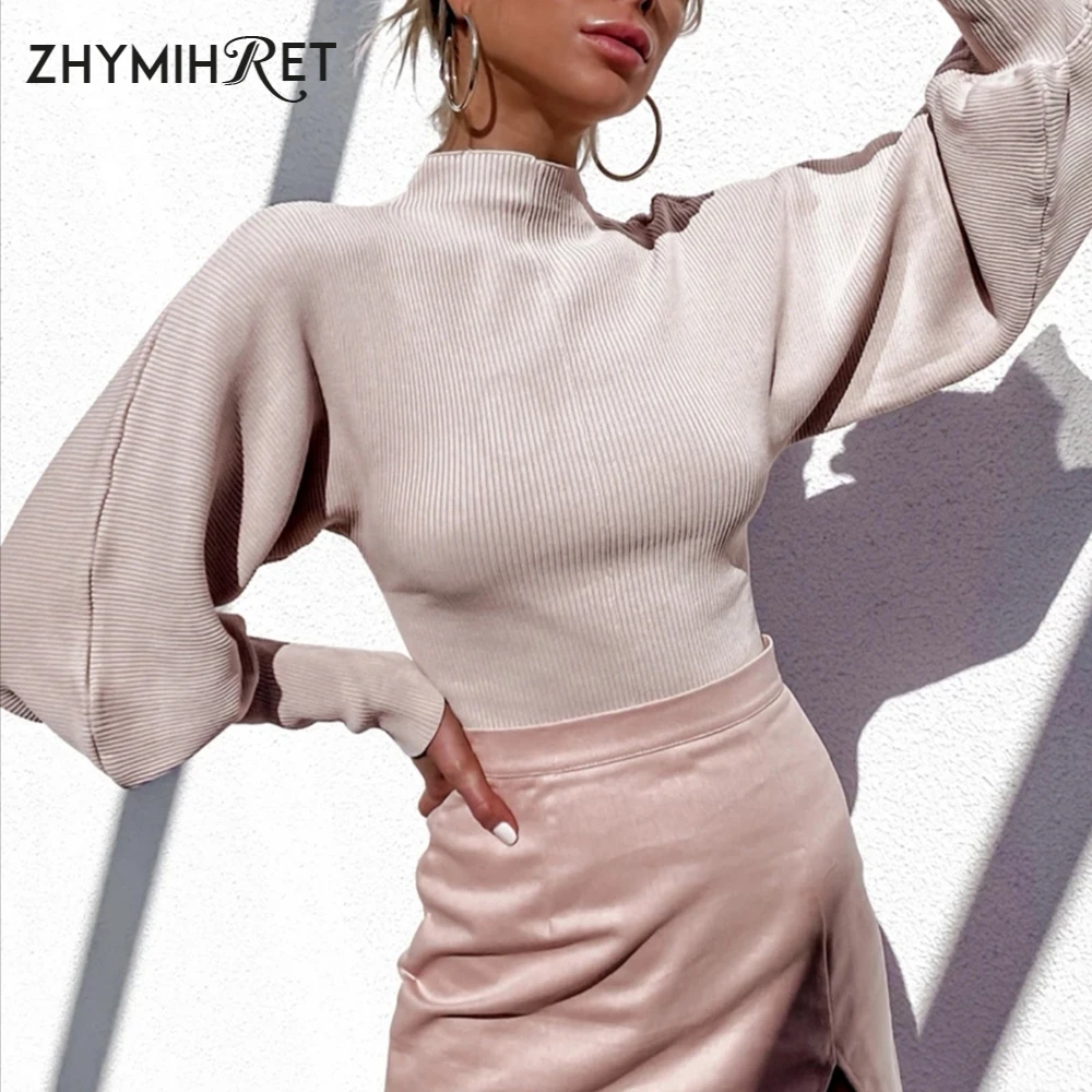ZHYMIHRET Autumn Winter Turtleneck Sweater Women 2020 Lantern Long Sleeve Casual Knitted Pullovers Women's Jumper
ZHYMIHRET Autumn Winter Turtleneck Sweater Women 2020 Lantern Long Sleeve Casual Knitted Pullovers Women's Jumper