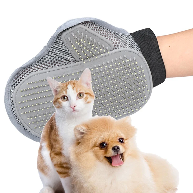 Dog Cat Grooming Glove Deshedding Gentle Gloves Pet Hair Deshedding Brush Comb Glove Silicone Cat Massager Hair Removal
Dog Cat Grooming Glove Deshedding Gentle Gloves Pet Hair Deshedding Brush Comb Glove Silicone Cat Massager Hair Removal