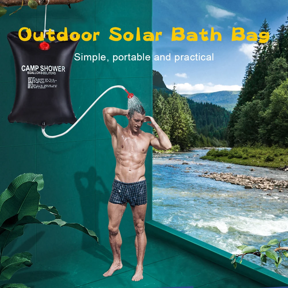 20L Portable Solar Heating Water Bag Energy Bath Outdoor Camping Picnic Hiking Storage Bag
20L Portable Solar Heating Water Bag Energy Bath Outdoor Camping Picnic Hiking Storage Bag