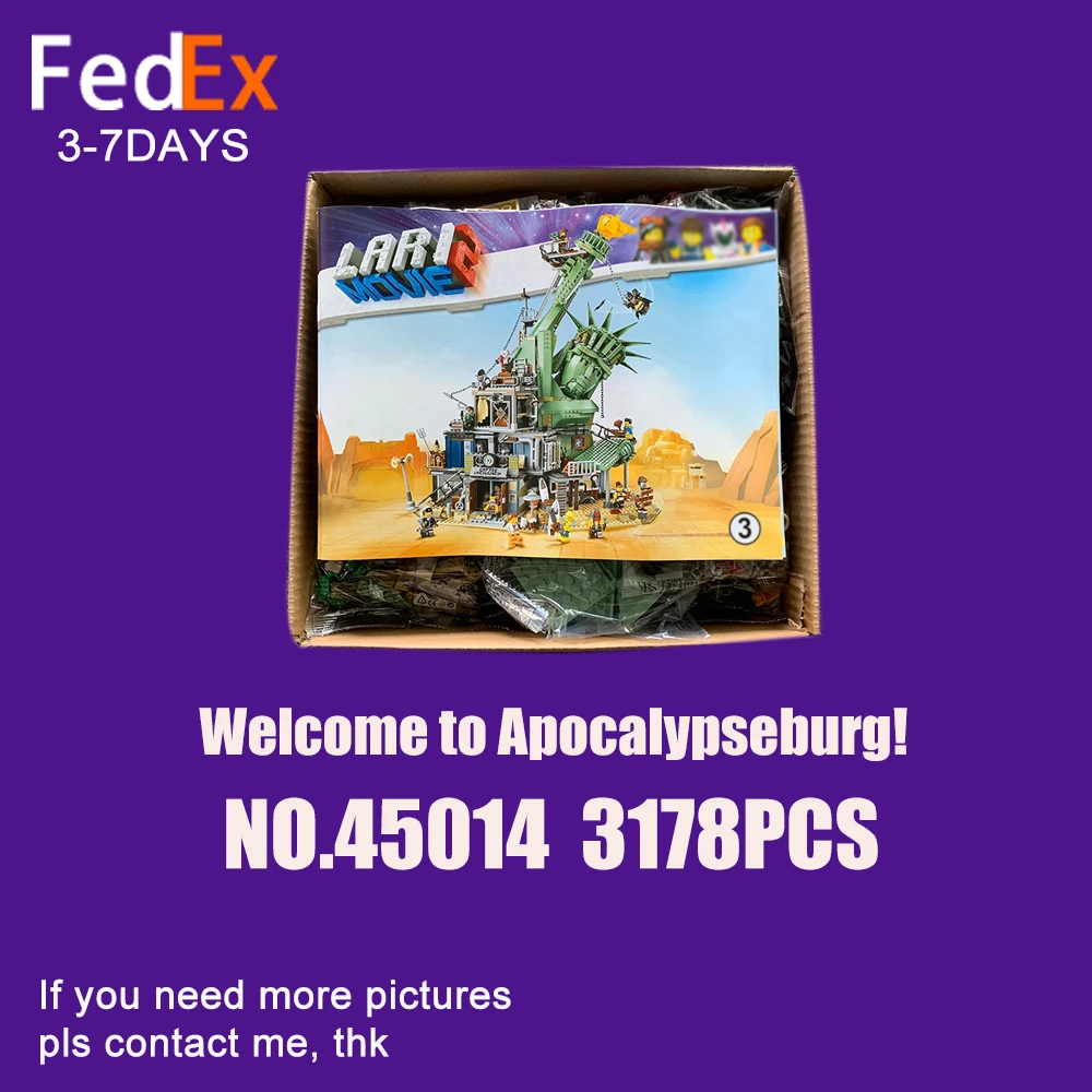 Movie Serie Welcome to Apocalypseburg Statue of Liberty Model 45014 Building Blocks Bricks Kids Toys Christmas Gifts
Movie Serie Welcome to Apocalypseburg Statue of Liberty Model 45014 Building Blocks Bricks Kids Toys Christmas Gifts