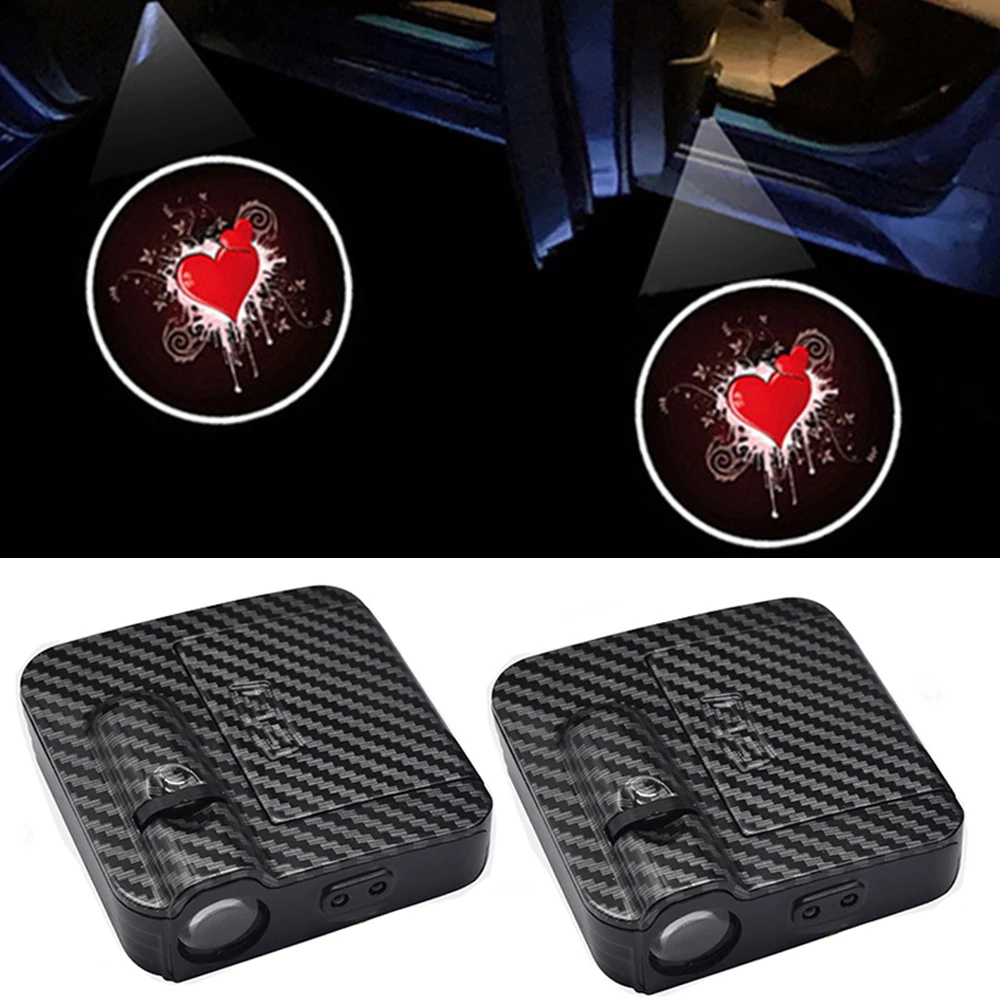 2Pcs Universal Car Door Welcome Logo Light Laser Projector Ghost Shadow Lamp Wireless Auto Courtesy Lights Interior Accessories
2Pcs Universal Car Door Welcome Logo Light Laser Projector Ghost Shadow Lamp Wireless Auto Courtesy Lights Interior Accessories