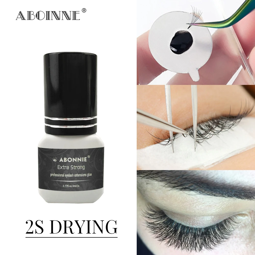 ABONNIE New Arrived Bottles Strong 1s Dry Black Eyelash Extension Make Up Glue Latex Free Low Irritate
ABONNIE New Arrived Bottles Strong 1s Dry Black Eyelash Extension Make Up Glue Latex Free Low Irritate