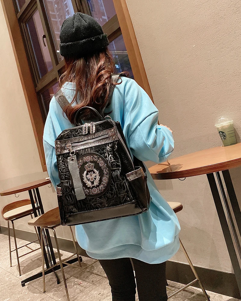 Microfiber Synthetic Leather Animal Print Women's Backpack Korean Mini Bag Pack Travel School Shoulder Bags
Microfiber Synthetic Leather Animal Print Women's Backpack Korean Mini Bag Pack Travel School Shoulder Bags