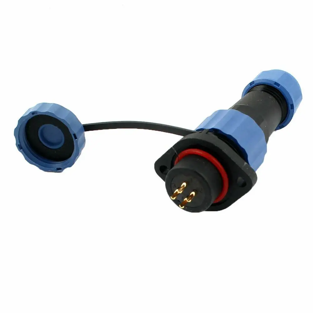 SD16 16mm 4 Pin Flanged Waterproof Aviation Connector Socket IP68
SD16 16mm 4 Pin Flanged Waterproof Aviation Connector Socket IP68