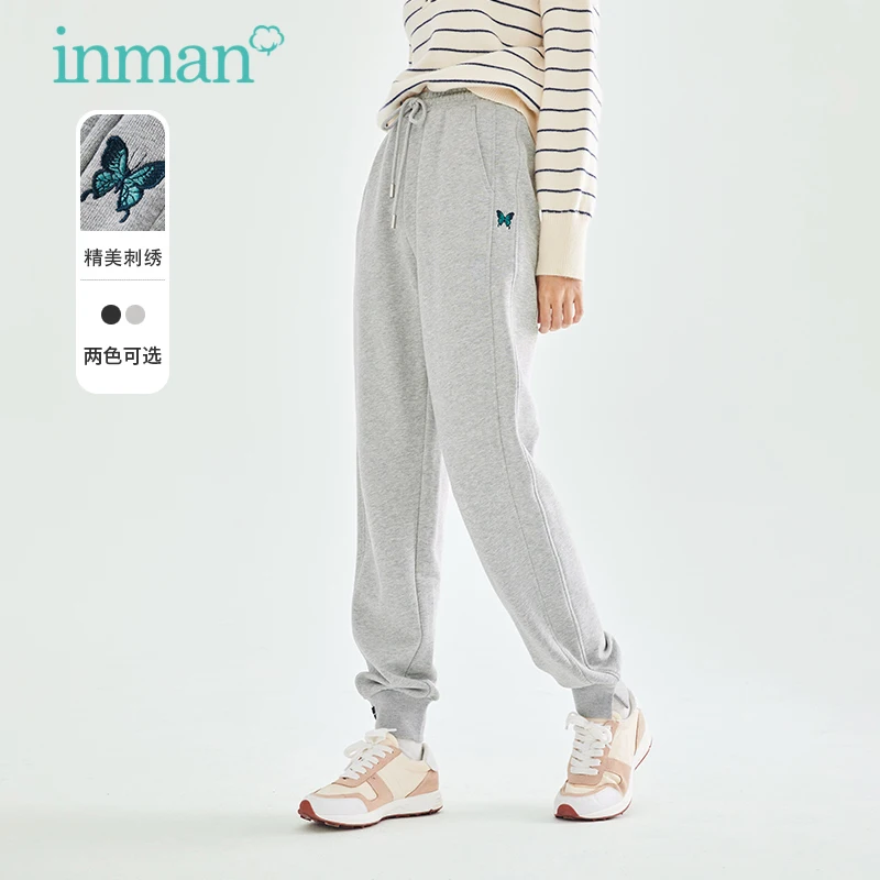 INMAN, осенне-зимние спортивные штаны-джоггеры с вышивкой в виде бабочки, свободные эластичные повседневные женские брюки
INMAN, осенне-зимние спортивные штаны-джоггеры с вышивкой в виде бабочки, свободные эластичные повседневные женские брюки