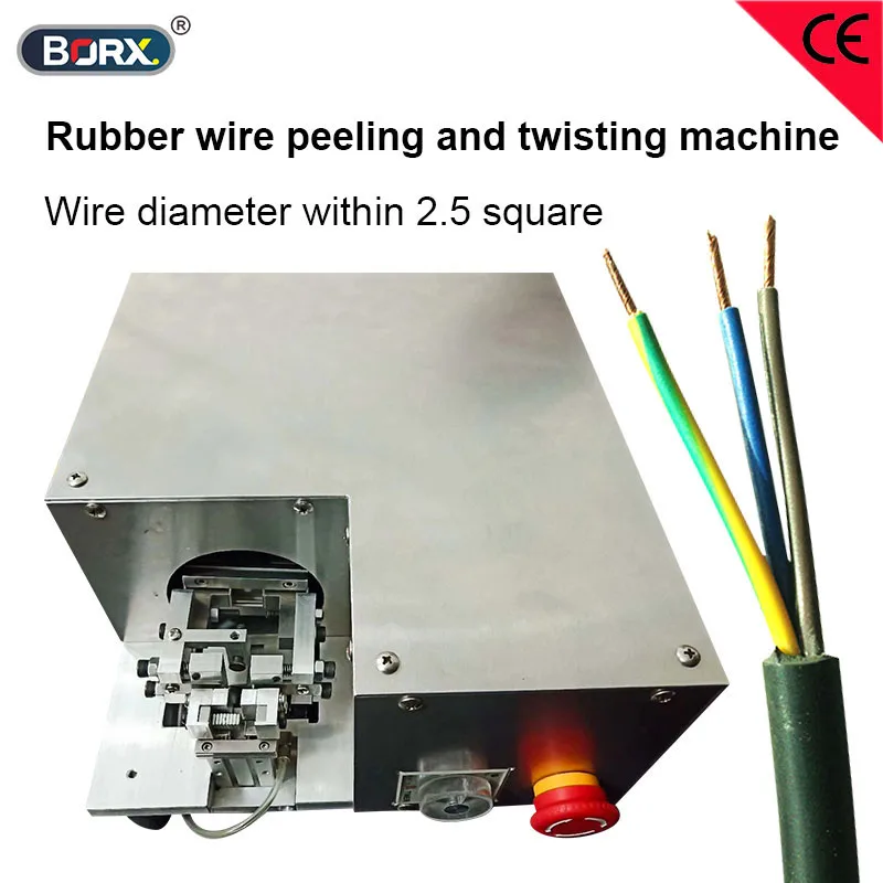 Rubber wire peeling and twisting machine 2.5 quare sheath wire strip and twist device rotary stripping tool
Rubber wire peeling and twisting machine 2.5 quare sheath wire strip and twist device rotary stripping tool