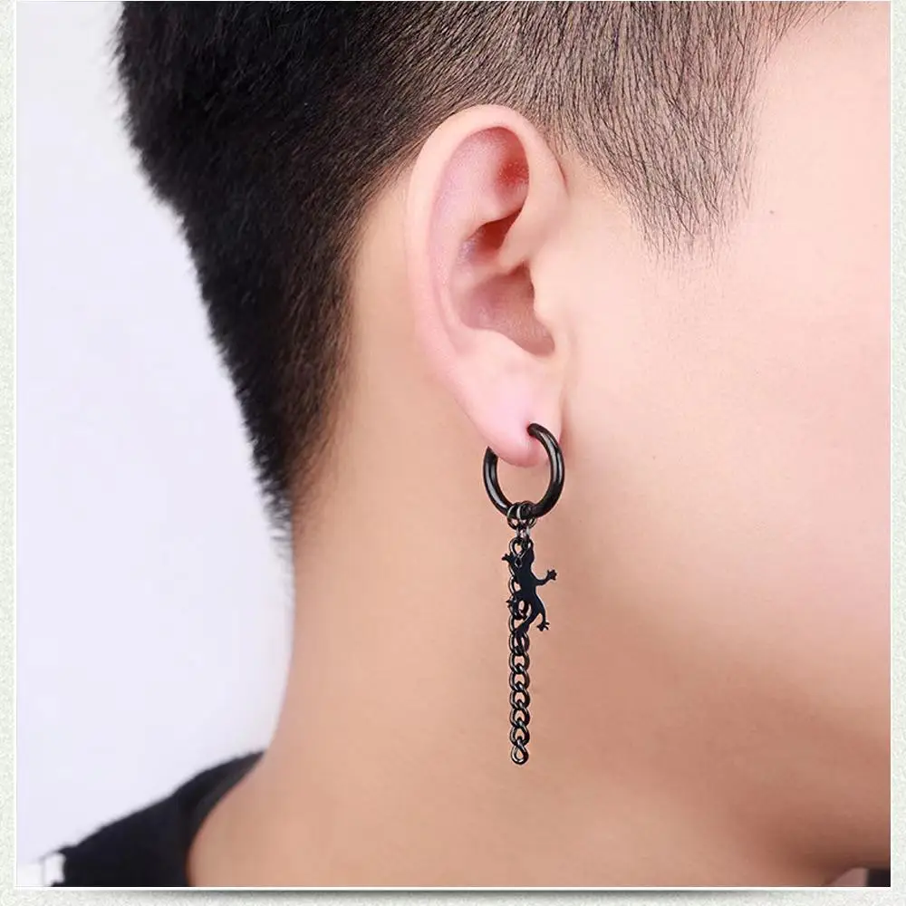 Gift New Popular Punk Black Multiple Styles Stainless/Titanium Steel Stud Earrings For Men and Women Gothic Street Pop Hip Hop
Gift New Popular Punk Black Multiple Styles Stainless/Titanium Steel Stud Earrings For Men and Women Gothic Street Pop Hip Hop