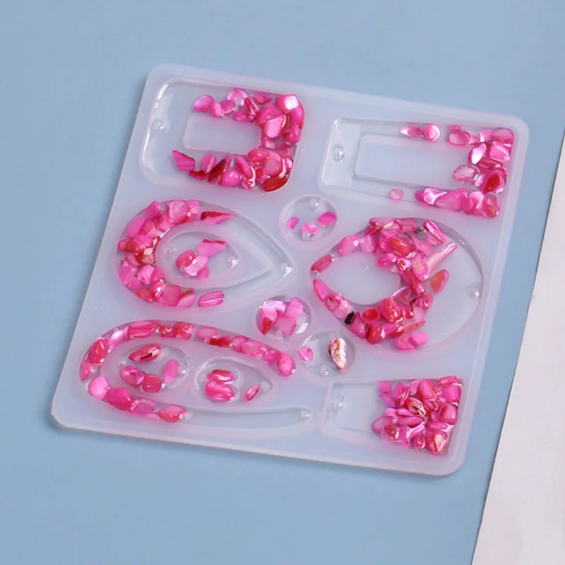 DIY Listing Pendant Mold Epoxy Resin Mold For Jewelry New Transparent Silicone Mold Resin Decoration Crafts
DIY Listing Pendant Mold Epoxy Resin Mold For Jewelry New Transparent Silicone Mold Resin Decoration Crafts