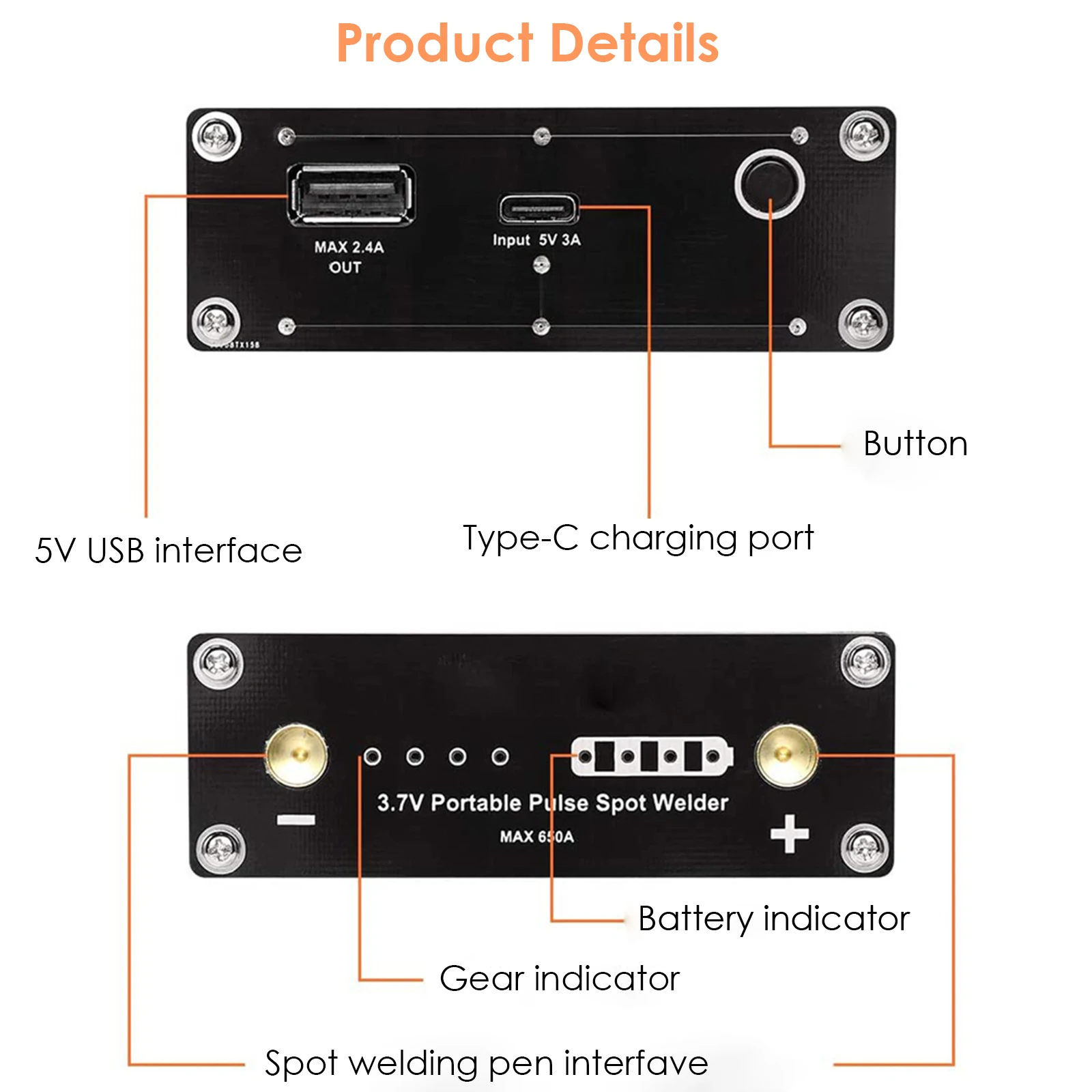 Handheld Portable DIY Spot Welder Mini Spot Welding Machine With Quick Release Pen Nickel Plate 18650 Battery Spot Welder
Handheld Portable DIY Spot Welder Mini Spot Welding Machine With Quick Release Pen Nickel Plate 18650 Battery Spot Welder