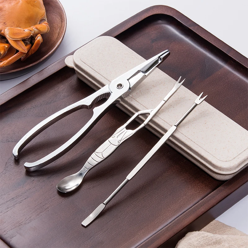Seafood Tool Set Stainless Steel Crab Leg Prawn Peel Shrimp Fish Knife Lobster Shell Clamp Pliers Clip Peel Device Kitchen Tools
Seafood Tool Set Stainless Steel Crab Leg Prawn Peel Shrimp Fish Knife Lobster Shell Clamp Pliers Clip Peel Device Kitchen Tools