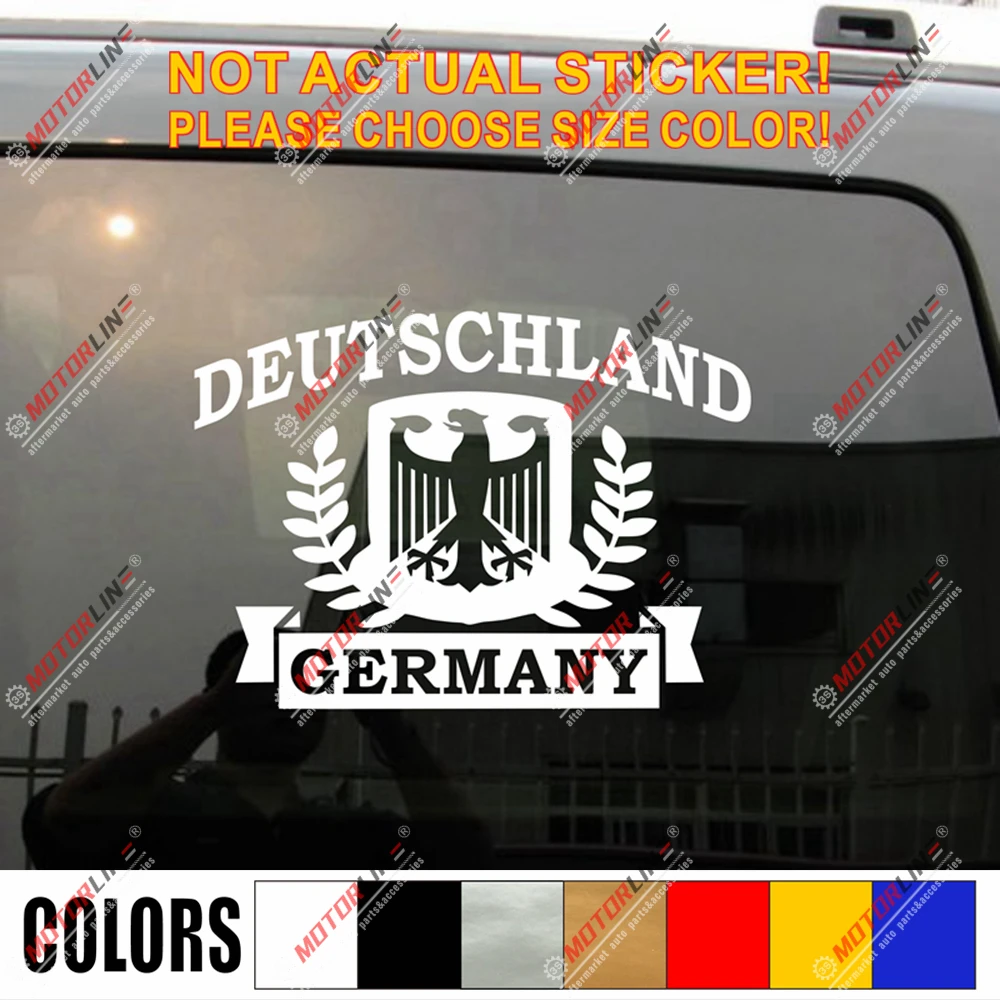 Немецкий герб германский Орел наклейка на машину виниловая Deutschland классическая |