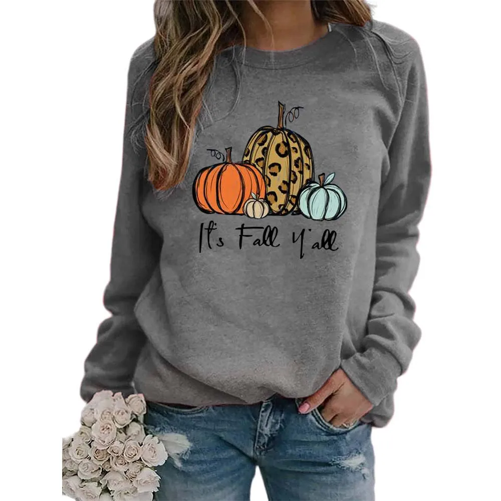 Sweatshirts Women Pumpkin Print Long Sleeve Loose Casual Jumper Outfits O Neck Graphic Pullovers Fashion
Sweatshirts Women Pumpkin Print Long Sleeve Loose Casual Jumper Outfits O Neck Graphic Pullovers Fashion