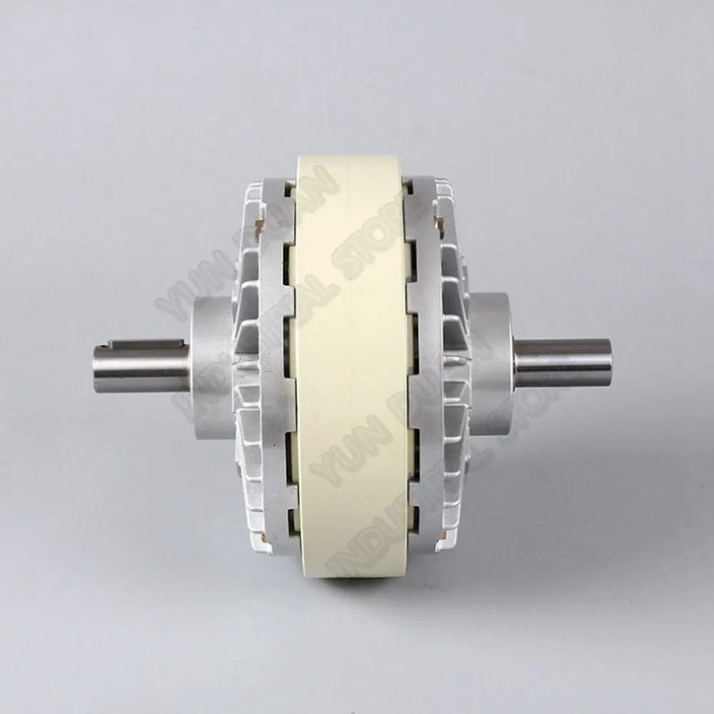 400Nm 40kg DC 24V Double Shaft Dual 2Axis Magnetic Powder Clutch Winding Brake for Tension Control Bag Printing Dyeing Machine
400Nm 40kg DC 24V Double Shaft Dual 2Axis Magnetic Powder Clutch Winding Brake for Tension Control Bag Printing Dyeing Machine