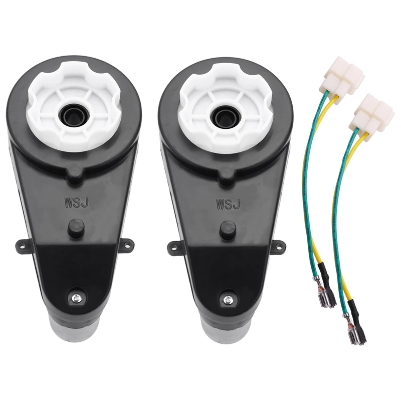 2 Pcs 550 Universal Children Electric Car Gearbox With Motor, 12Vdc Motor With Gear Box, Kids Ride On Car Baby Car Parts
2 Pcs 550 Universal Children Electric Car Gearbox With Motor, 12Vdc Motor With Gear Box, Kids Ride On Car Baby Car Parts